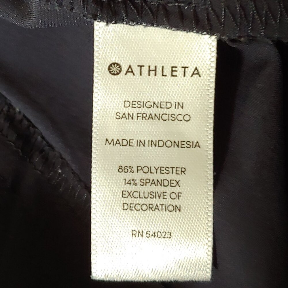 ATHLETA Midtown Ankle Pant Drawstring Joggers featherweight Navy Blue Size 4 - Picture 6 of 7